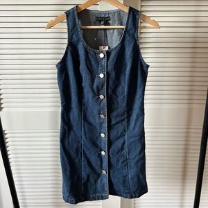 NWT Sincerely Jules Indigo Denim Tank Dress